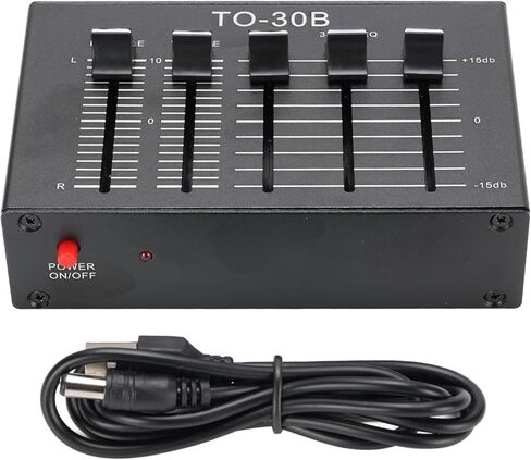 EBTOOLS Phono Preamp، معادل 3 نطاقات مع علبة من سبائك الألومنيوم، كسب قابل للتعديل والتحكم في مستوى الصوت، متوافق مع الأقراص الدوارة وأجهزة الاستريو، مدعوم من USB 5V in Saudi Arabia