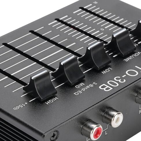 EBTOOLS Phono Preamp، معادل 3 نطاقات مع علبة من سبائك الألومنيوم، كسب قابل للتعديل والتحكم في مستوى الصوت، متوافق مع الأقراص الدوارة وأجهزة الاستريو، مدعوم من USB 5V in Saudi Arabia