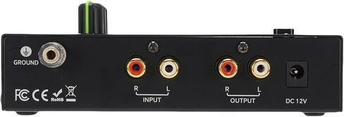 Tangxi MM MC Phono Preamp للقرص الدوار، مكبر صوت هاي فاي صغير ستيريو مع 3 نطاقات EQ، دعم خراطيش MM وMC، التحكم في مستوى الصوت، مخرج إدخال 5pin DIN (قابس أمريكي 100 إلى 240 فولت) in Kuwait