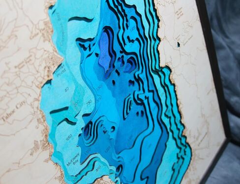 TahoeWoodMaps.com Medium Lake Tahoe *Fade to Deep* in Saudi Arabia