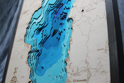 TahoeWoodMaps.com Medium Lake Tahoe *Fade to Deep* in Saudi Arabia