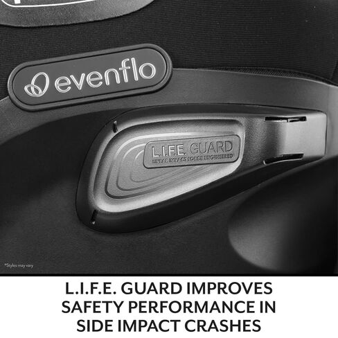Evenflo Revolve360 مقعد سيارة دوار الكل في واحد مع قماش أخضر ولطيف (الحجر الجيري) in Kuwait
