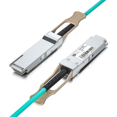 كابل H!Fiber 10G SFP+ AOC، 10 جيجابت SFP+ إلى SFP+ كابل ألياف بصرية نشط، مجموعات ألياف MMF متعددة الأوضاع OM3 مع SFP+ لـ Cisco SFP-10G-AOC10M، Ubiquiti UniFi، Supermicro، Mikrotik، 10 متر (33 قدمًا) in Kuwait