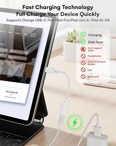 محول Lightning إلى USB C (عبوتان)، شحن سريع ونقل البيانات، كابل موصل شاحن USB C لأجهزة iPhone 17/16/15، iPad Pro/Air، Samsung، Pixel-(ليس للصوت/OTG) in Kuwait