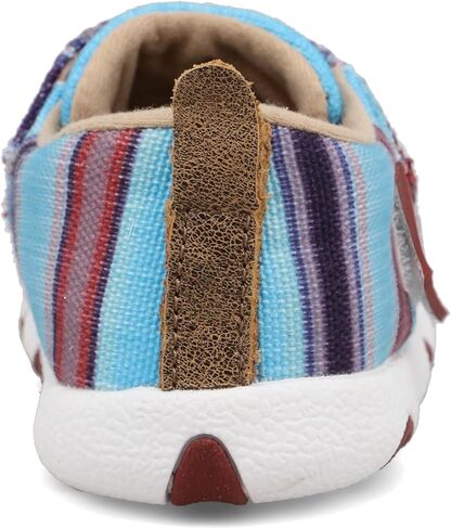 حذاء Twisted X Infant's Hooey Driving Moc، Moc Toe، أزرق متعدد، 8 M in Kuwait