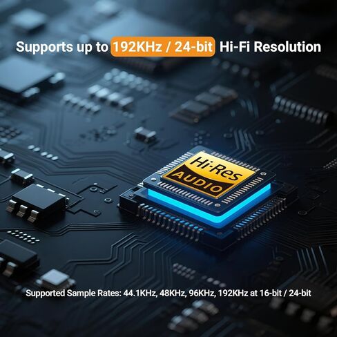كابل صوت بصري Cubilux USB C إلى TOSLINK، سلك Aux رقمي أحادي الاتجاه من النوع C إلى SPDIF، جهاز إرسال S/PDIF للكمبيوتر/الكمبيوتر المحمول/كمبيوتر MacBook (5.1 صوت محيطي) وPS5 (ستيريو)، 6.6 قدم in Kuwait