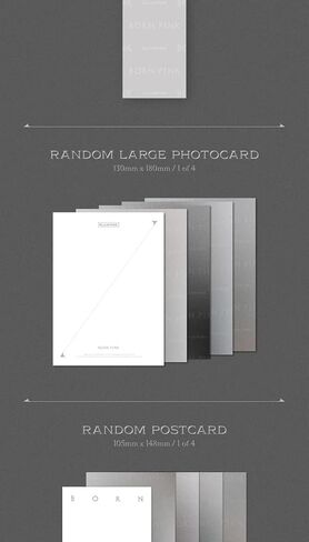 BLACKPINK BORN PINK 2nd Album BOX SET Version CD+Photobook+Accordion Lyrics Paper+Large Photocard+Postcard+Instant Film+Selfie Photocard+Tracking (GRAY Version)) in Saudi Arabia