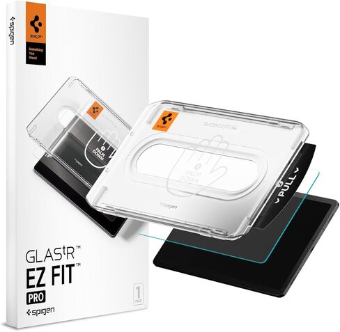 واقي شاشة من الزجاج المقوى من Spigen [Glas.tR EZ Fit Pro] مصمم لجهاز Galaxy Tab S11 Ultra [صلابة 9H/صديق للحافظة] in Kuwait