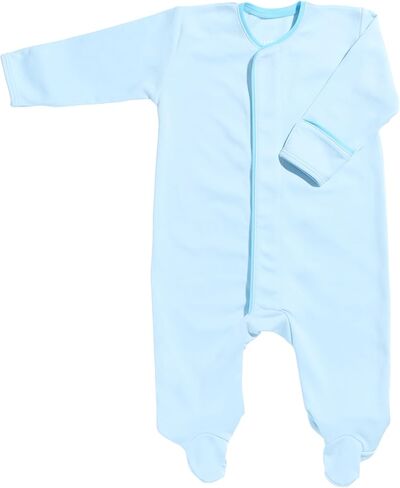 Magnetic Baby Footie - Peruvian Pima Cotton, Premium Infant One-Piece with Easy Magnetic Closures, Soft Breathable in Saudi Arabia