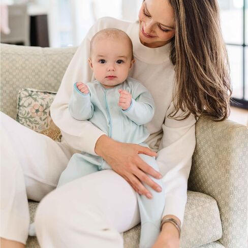 Magnetic Baby Footie - Peruvian Pima Cotton, Premium Infant One-Piece with Easy Magnetic Closures, Soft Breathable in Saudi Arabia