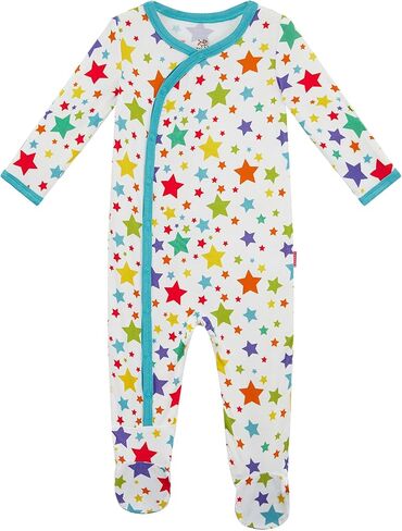 Footie Pajamas Baby Boy Bamboo Viscose Long Sleeve One-piece Baby Jumpsuit in Saudi Arabia