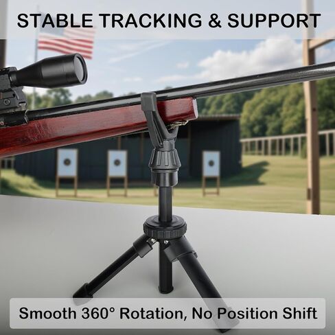 Portable Shooting Tripod with 360° Rotating & Removable V Yoke - Adjustable Height Rifle Rest Stand for Hunting, Target Shooting, Binoculars, Cameras & Outdoor Activities in Saudi Arabia