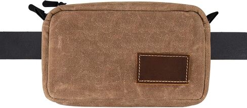 حقيبة Edc بسحاب، حقيبة حزام Edc للرجال والنساء، حقيبة خصر للمشي لمسافات طويلة، حقيبة قماش مشمع، منظم جيب مضاد للسرقة للاستخدام اليومي in Kuwait