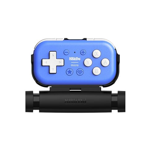 وحدة تحكم صغيرة بحجم الجيب 8Bitdo Micro Bluetooth Gamepad مع مشبك للهاتف المحمول للتبديل، Android، تدعم وضع لوحة المفاتيح (أزرق) in Kuwait