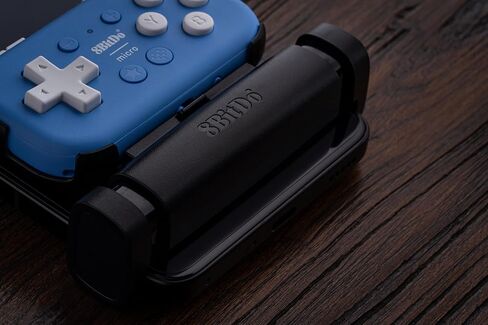 وحدة تحكم صغيرة بحجم الجيب 8Bitdo Micro Bluetooth Gamepad مع مشبك للهاتف المحمول للتبديل، Android، تدعم وضع لوحة المفاتيح (أزرق) in Kuwait