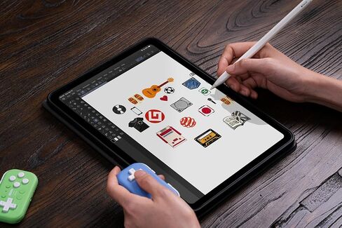 وحدة تحكم صغيرة بحجم الجيب 8Bitdo Micro Bluetooth Gamepad مع مشبك للهاتف المحمول للتبديل، Android، تدعم وضع لوحة المفاتيح (أزرق) in Kuwait
