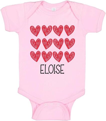 TATY Kids Hearts Eloise Baby Infant Bodysuit in Kuwait