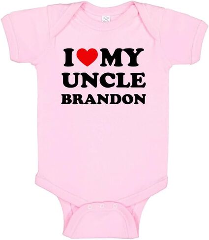 I Love My Uncle Brandon Baby Infant Bodysuit in Saudi Arabia