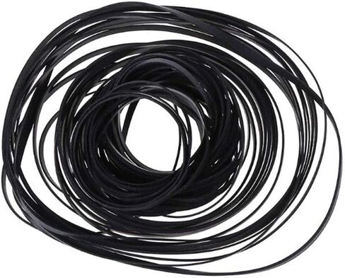 50 قطعة 40-135 مللي متر مزيج عالمي كاسيت ماكينة شرائط أحزمة ، مشترك 3 مللي متر حزام مطاطي مسطح للمسجلات محرك أقراص DVD in Kuwait