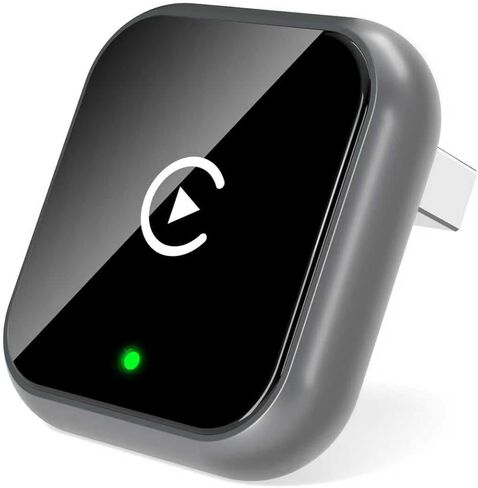 Wireless CarPlay Adapter for iPhone - Upgraded Mini Design, USB/USB-C Plug & Play Converts Wired Connection - Compatible with iOS 10+ & Factory CarPlay Cars​ in Saudi Arabia