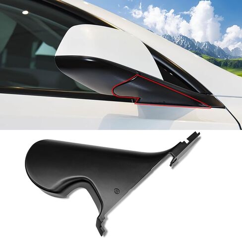 Jaronx Compatible with Tesla Model 3 Mirror Holder Lower Cover 2017-2025, Right Passenger Side Rearview Mirror Bracket Bottom Base Cover Replacement for Tesla Model 3 Accessories 2287.3304-Z in Saudi Arabia