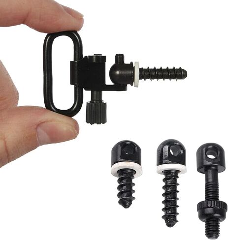 3 Pcs Tactically Sling Swivel Studs Swivel Sling Wood Screw Studs Mounting Screw for Rifles & Shotguns Durable Detachable S in Saudi Arabia