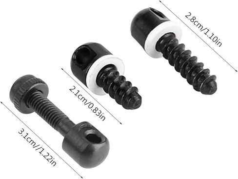 3 Pcs Tactically Sling Swivel Studs Swivel Sling Wood Screw Studs Mounting Screw for Rifles & Shotguns Durable Detachable S in Saudi Arabia