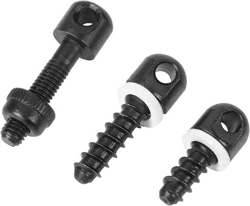 3 Pcs Tactically Sling Swivel Studs Swivel Sling Wood Screw Studs Mounting Screw for Rifles & Shotguns Durable Detachable S in Saudi Arabia