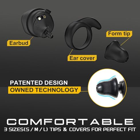 EARMOR حماية الأذن الإلكترونية للرماية، NRR 30dB بلوتوث 5.4 إلغاء الضوضاء تضخيم الصوت التكتيكي M20T PRO in Kuwait