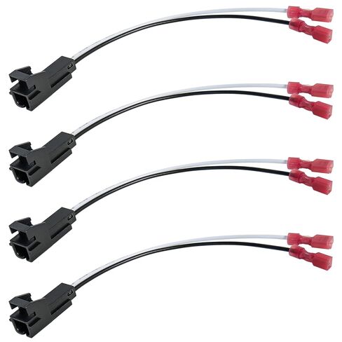 72-4568 Speaker Wiring Harness Replacement for GMC Sierra Savana Yukon Chevy Silverado Express Buick Hummer Pontiac Cadillac,2PIN Car Door Front Rear Speaker Wire Harness Adapter Kit 4PCS in Saudi Arabia