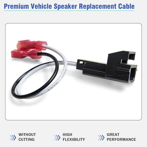 72-4568 Speaker Wiring Harness Replacement for GMC Sierra Savana Yukon Chevy Silverado Express Buick Hummer Pontiac Cadillac,2PIN Car Door Front Rear Speaker Wire Harness Adapter Kit 4PCS in Saudi Arabia