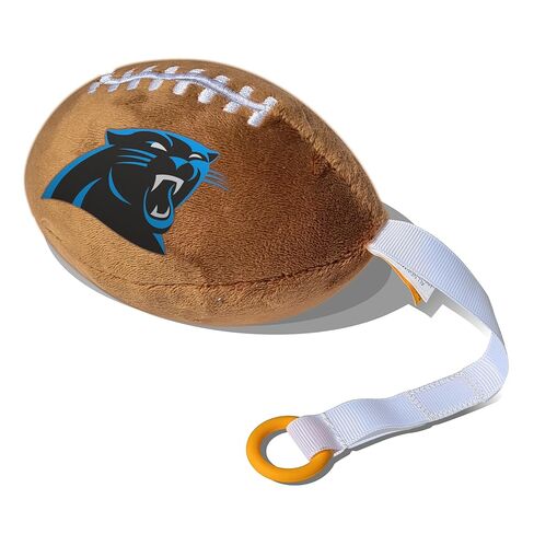 Smilo Plush Football Pacifier Holder Cincinnati Bengals - Officially Licensed NFL Soother Holder - Soft Toy and Dummy Holder - Fits Any Soother - Stroller Accessory in Kuwait