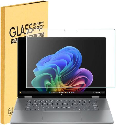 2 Pack Tempered Glass Screen Protector for 2025 HP OmniBook X Flip x360 14" 2-in-1 Touchscreen Laptop Screen Protector (14-fk/fm0000), 9H Hardness Scratch Resistant Anti-Shatter Film Anti-Fingerprint in Saudi Arabia