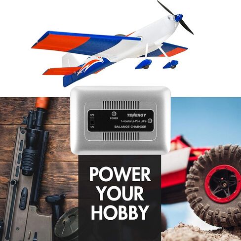 شاحن توازن Tenergy TN267 1-4 خلايا Li-Po/Li-Fe وحقيبة شحن Lipo لحزم بطاريات السيارة Airsoft & RC مع موصل توازن من النوع 1S إلى 4S XH in Kuwait