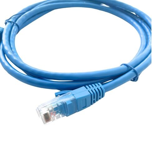 سلك تصحيح Cat 5E UTP مع حذاء، بطول 5 أقدام، أزرق، 5 عبوات - كابل إيثرنت موثوق به للاتصالات السريعة بالشبكات والإنترنت in Saudi Arabia