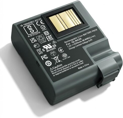 بطارية بديلة QLN420 ZQ630 لطابعة Zebra، بطارية ليثيوم أيون 4900 مللي أمبير 7.4 فولت، متوافقة مع ZQ63-AUWA000-00 ZQ63-ACFAC10-00 P1040687 P1050667-016 P1089760-002 in Saudi Arabia