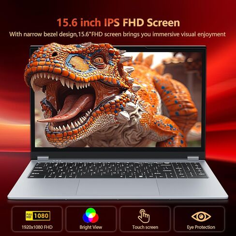 2 in 1 Laptop Computer, 15.6 Inch Convertible Laptop, 16GB DDR4 RAM 512GB SSD Touchscreen Laptop, AMD Ryzen R3 3200U, AMD Radeon, FHD 1920x1080, 360° Rotating Touch Screen, WiFi 5, Backlit Keyboard in Saudi Arabia