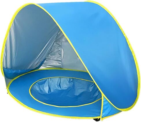 Tonlevo Pop-Up Baby Beach Tent with Pool, UV Protection Sun Shelter, 3-in-1 Canopy Design, Portable with Carrying Bag in Saudi Arabia