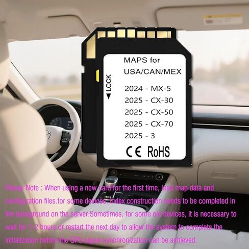 2025 2026 أحدث ذاكرة بطاقة SD للملاحة متوافقة مع Mazda 2024-2026-MX-5، 2025 2026 CX-30، 2025 2026 CX-50،2025 2026 CX-50 Hybrid، 2025 2026 CX-70، 2025 2026-Maz*da 3 (سيبيك-04) in Kuwait