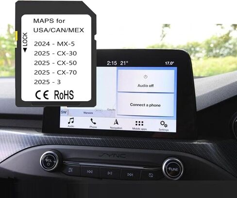 2025 2026 أحدث ذاكرة بطاقة SD للملاحة متوافقة مع Mazda 2024-2026-MX-5، 2025 2026 CX-30، 2025 2026 CX-50،2025 2026 CX-50 Hybrid، 2025 2026 CX-70، 2025 2026-Maz*da 3 (سيبيك-04) in Kuwait