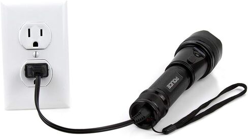 POLICE Stun Gun 1109 - Max Volt Rechargeable with LED Tactical Flashlight in Saudi Arabia