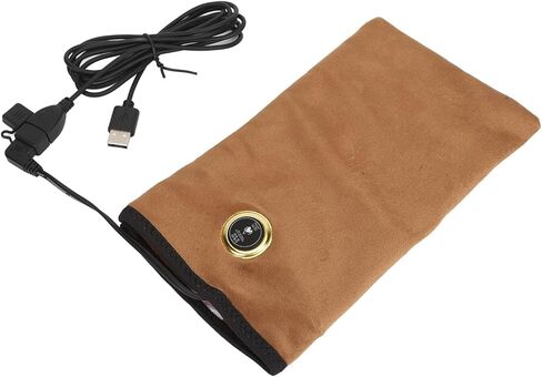 USB Heated Hand Warmer, 3 Temperature Adjustable Electric Handwarmer Pouch with Hot Compress Function, for Cold Winter Use Home Office Field in Kuwait