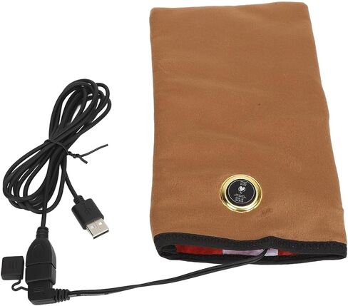 USB Heated Hand Warmer, 3 Temperature Adjustable Electric Handwarmer Pouch with Hot Compress Function, for Cold Winter Use Home Office Field in Kuwait