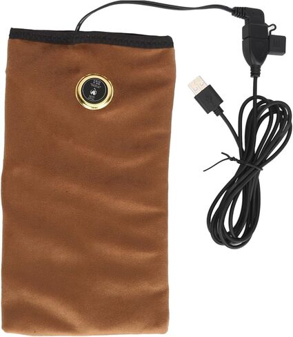 USB Heated Hand Warmer, 3 Temperature Adjustable Electric Handwarmer Pouch with Hot Compress Function, for Cold Winter Use Home Office Field in Kuwait