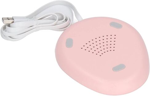 USB Mug Warmer Constant Temperature Cup Heater for Office Desk,Beverage Heating Plate for Coffee Cups, Electric Warmer Home 4.3 X 4.9 X 2in (Pink White) in Saudi Arabia