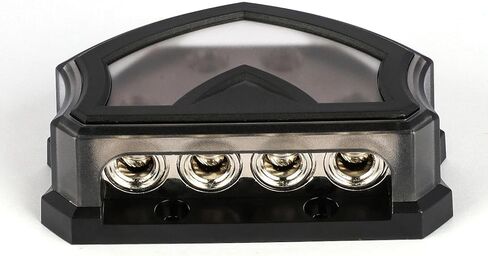4 Way Power Distribution Block Car Audio 2 X 0/2/4 Gauge in / 4 X 0/2/4 Gauge Out Distribution Block Splitter in Saudi Arabia