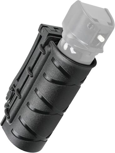 LIVANS OC Spray Holster for Duty Belt, Pepper Spray Holder Police Duty Tactical Pepper Spray Holsters with Elastic Rope Tightened OC Holster for MK3 MK4 or 1.4"-1.5" Diameter Canister in Saudi Arabia