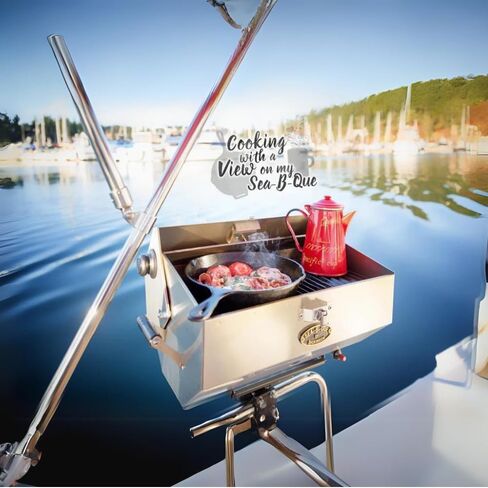 شواية بحرية من الفولاذ المقاوم للصدأ Sea-B-Que - كبيرة in Saudi Arabia