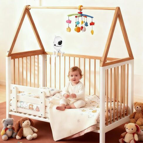 حامل ثلاثي لمراقبة الأطفال لـ HelloBaby HB65/HB40/ HB6550/HB6560/HB66/HB6339/HB6550 Pro، ANMEATE SM935E، حامل شاشة Hello Baby المرن مقاس 7.87 بوصة، حامل كاميرا الطفل، قم بتوصيل الكاميرا الخاصة بك أينما تريد in Kuwait