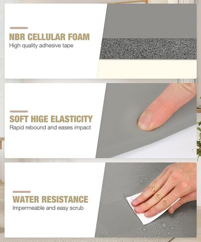 مدفأة للأطفال، وسادة حماية ناعمة لمقعد الأطفال مقاس 80 بوصة، وسادة حماية ممتصة للصدمات من الطوب الإسفنجي الذاكرة للأطفال الرضع والأطفال الصغار، رمادي in Kuwait